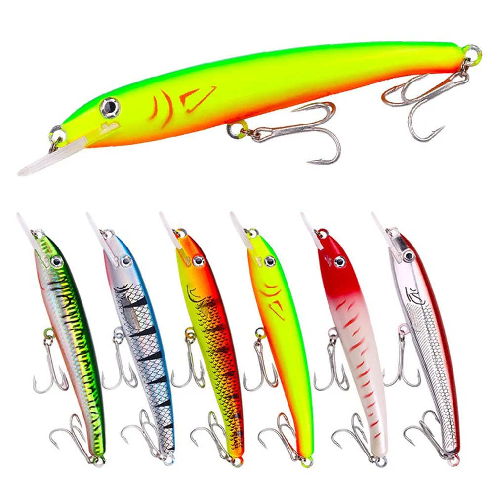 Big Minnow 16cm30g 19cm44g Laser Pro Fishing Lures Deep Diving Crankabits Wobblers Wahoo Mahi Marlin Tuna Fishing Tackle