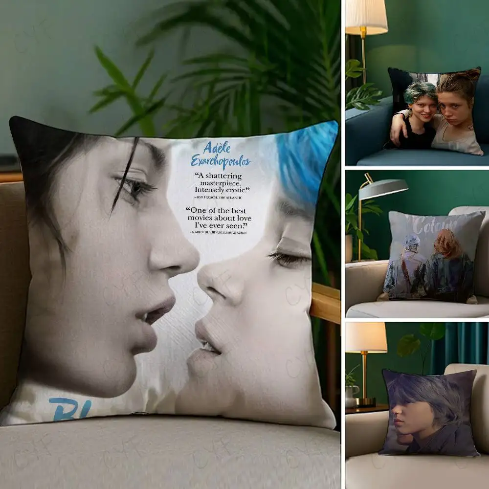 

GL LOVing Blue is the Warmest Color Pillow Case Custom Printed Brushed Fleece Pillow, Baby Skin-Touch, Eco-Friendly Dye-Sublimat