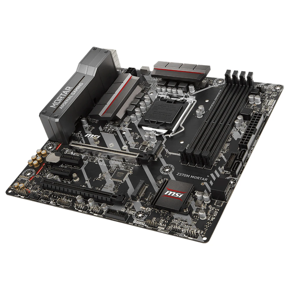 ASRock Z370M Pro4 Motherboard Support i9-9900KF i7-9700K i5-9600 CPU LGA1151 4×DDR4 DIMM 64GB 4xM.2 NVME Intel Z370M Mainboard