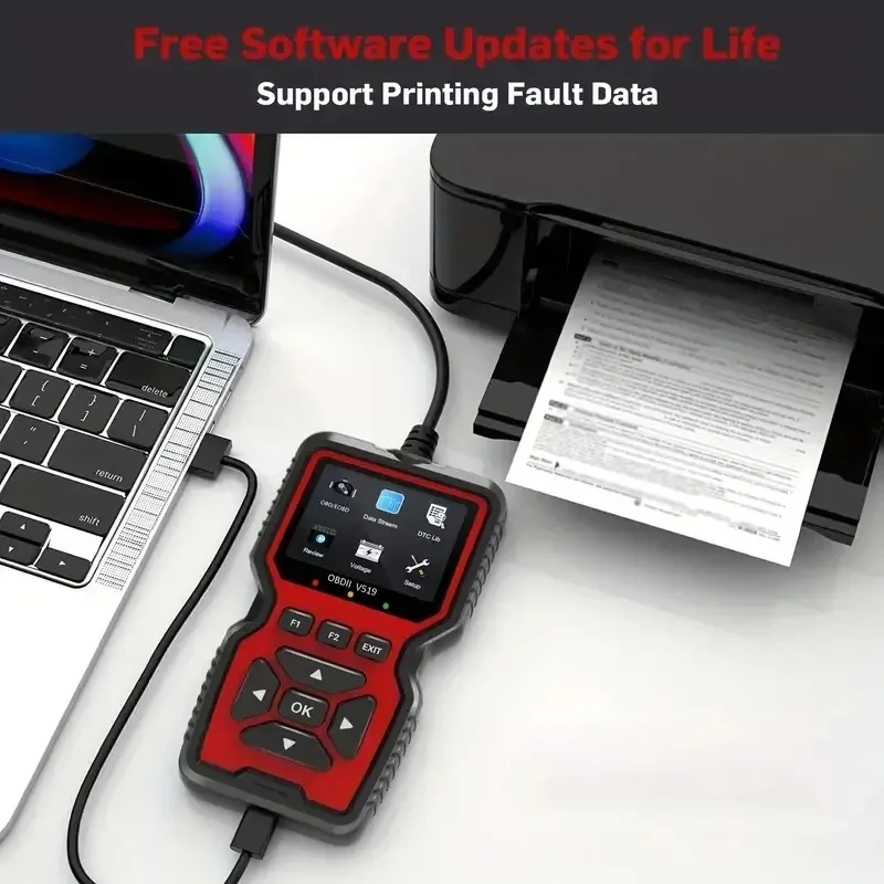 New Arrival V519 OBD Car Scanner engine Fault Code Diagnostic Tool ELM327 OBD 2 OBD2 Scanner