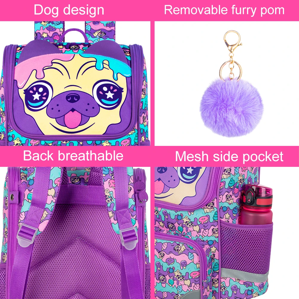 3PCS Backpack for Girls, 15\