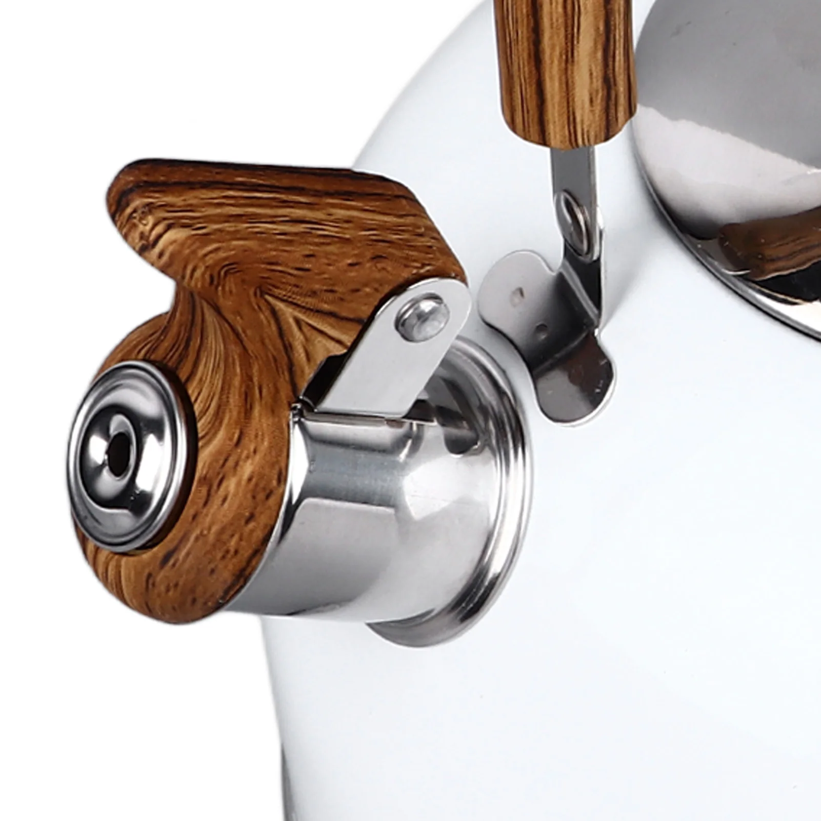 Hervidor de agua de acero inoxidable, tetera Universal gruesa de 2,5l, con fondo plano, para inducción de Gas