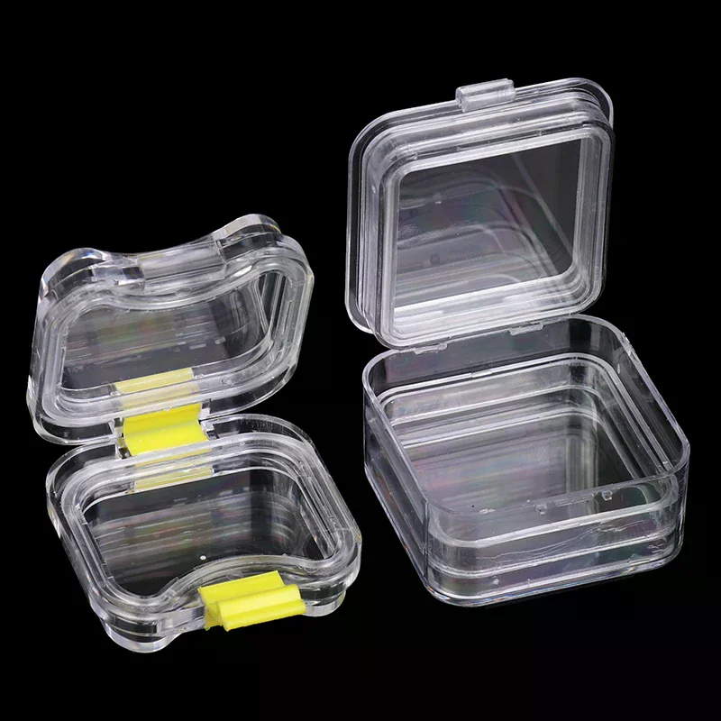 1 Stuks Plastic Dental Lab Box Met Film Tandarts Valse Tand Case Box Met Membraan Opbergdozen Prothese Tanden Container Case