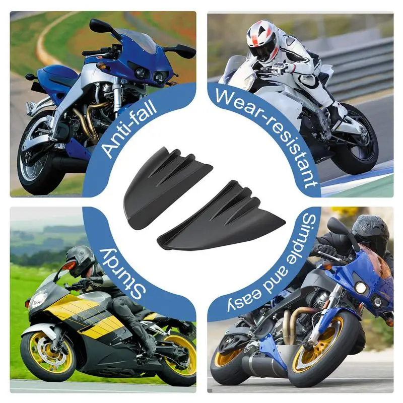 Motorcycle Wind Wing Thickened Aerodynamic Winglets Spoiler Wing Practical Motorcycle Spoiler Motorcycle Modified Parts For Dail