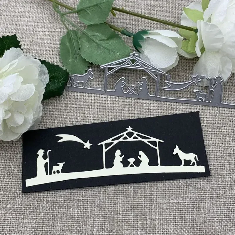 Shepherd praying Metal Cutting Dies For DIY Scrapbooking Decorative Embossing Handcraft Die Cutting Template Mold