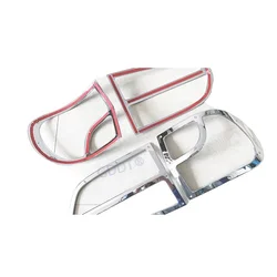 4 Pieces Tail Light Chrome Cover for Hyundai H1 SVX Starex 2000-2003  Lamp Frame Rear Lamps Stick Cover Old or New Design