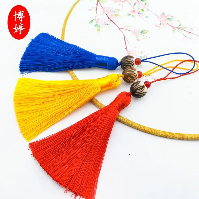 Bodhizi Diy Jewelry Car Hanging Hand Woven Chinese Knot Mobile Phone Hanging Accessories Hanging Tassel Accessories