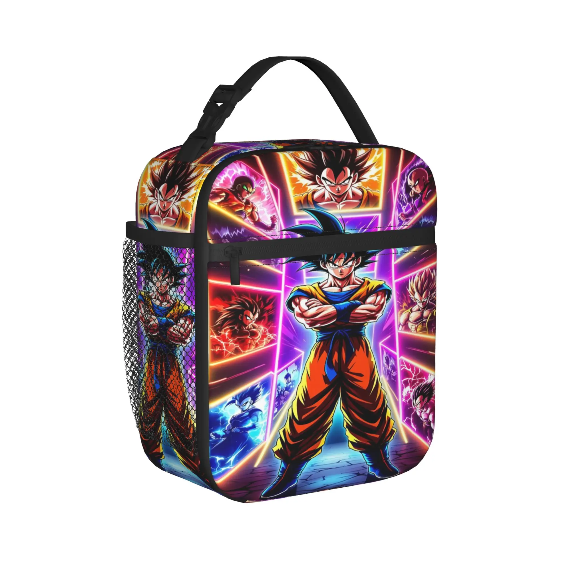 Dragons Ball Anime Song Goku Lunch Bag For Child Back To School Outdoor Picnic Lunch Box Cute Portable Oxford Cooler Bag