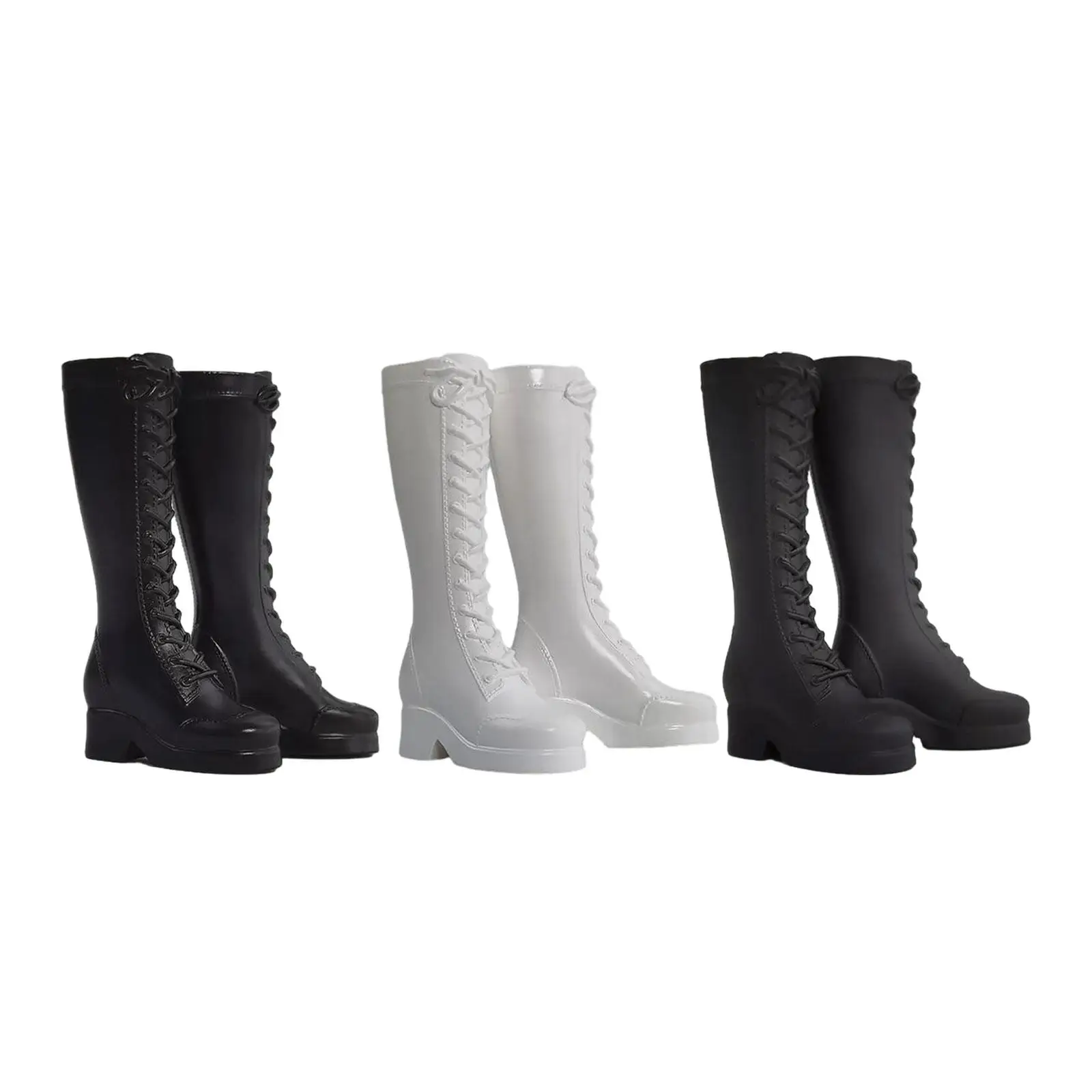 Mini bottes hautes pour figurines d'action féminines, accessoires, échelle 1/6