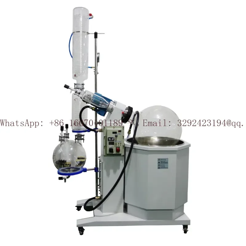 2025 Newest Type 20L Syrup Falling Film Vacuum Rotary Evaporator