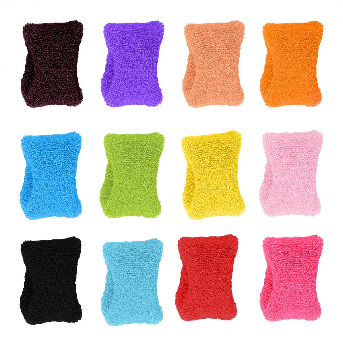 

12PCS Hair Ties Bright Color Durable Premium Material Ponytail Holders Hair Accessories Everyday Wear Stylish Chic