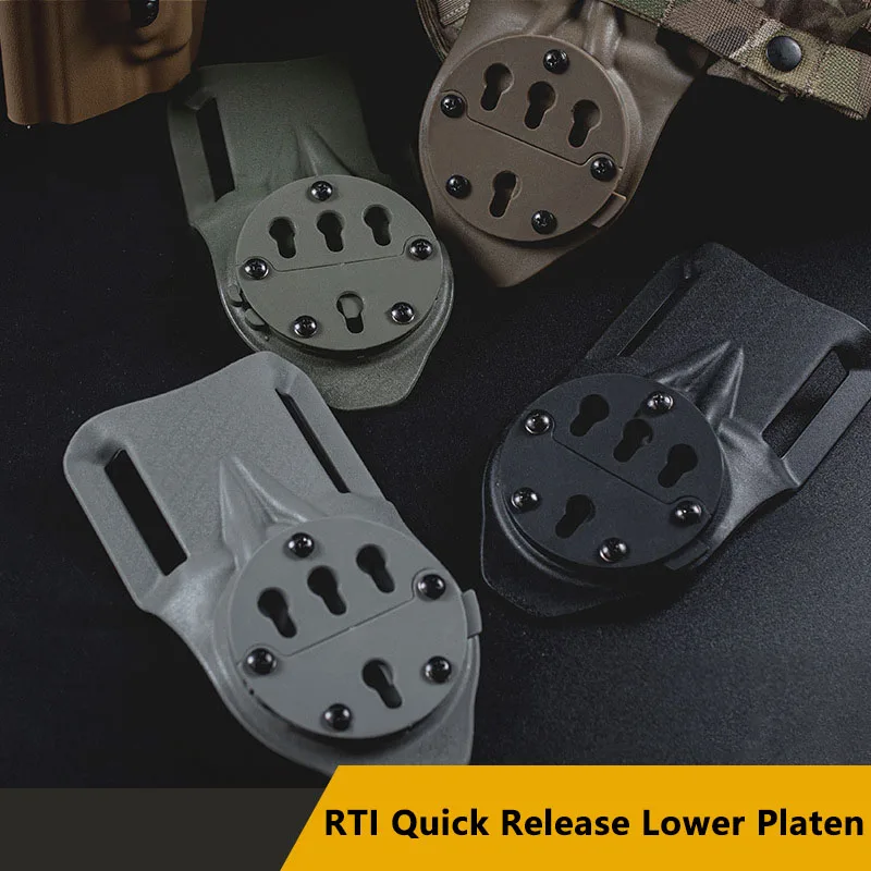 RTI Quick Release Lower Plate, Adjustable Angle, Quick Release Insurance, Suitable for G-CODE Specification