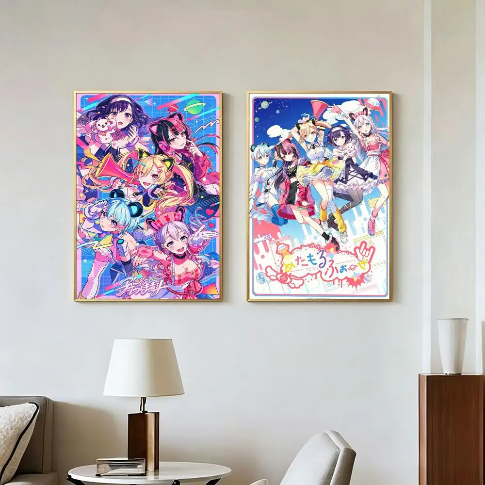 Anime BanG Dream! It's MyGO Poster Peel And Stick Wall Art Self Adhesive PP Waterproof Wall Decor Living Room Bedroom Gift