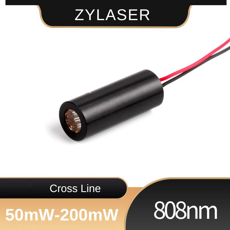 780nm 808nm IR Infrared Cross Line Laser 50mW 100mW 200mW Laser Module Industrial Grade ACC Driver Medical Positioning