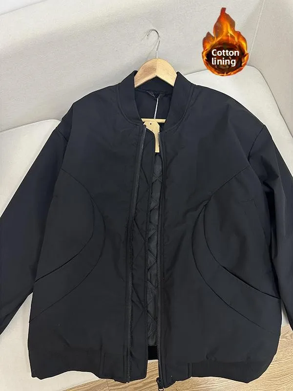 

Мужская хлопковая куртка-бомбер в американском стиле, осенне-зимняя, теплая, повседневная, молодежная, для активного отдыха