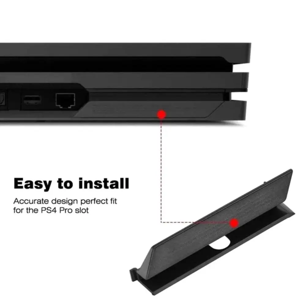 Carcasa duradera para consola de juegos PS4, cubierta de disco duro con tapa, funda para ranura de disco duro para PS4 Pro