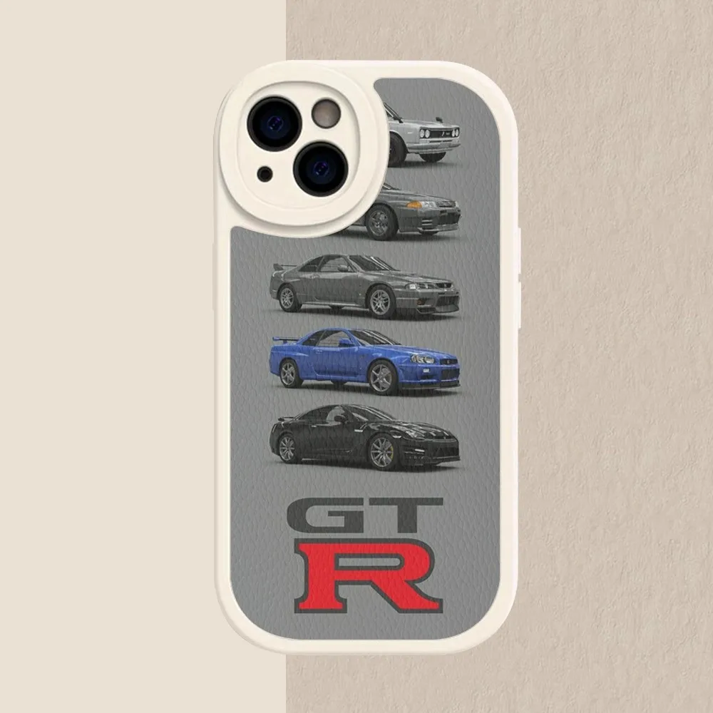 Skyline GTR R32 Phone Case Hard Leather For iPhone 14 13 12 Mini 11 14 Pro Max Xs X Xr 7 8 Plus Fundas