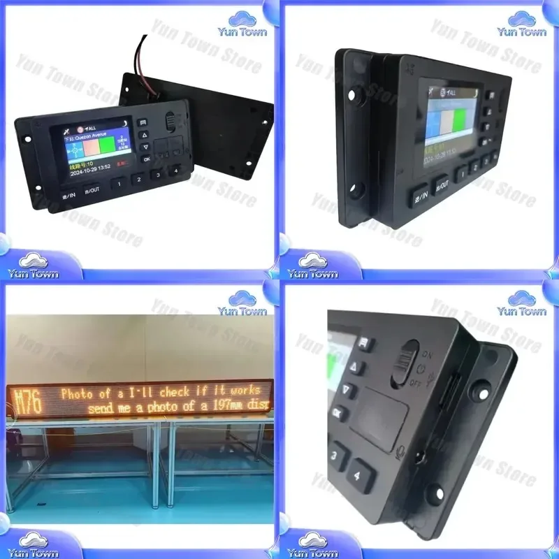 4G Cloud Bus Accessories for Auto Announcer with LED Display Real-Time GPS Tracking Vehicle Announcement System Bus Route
