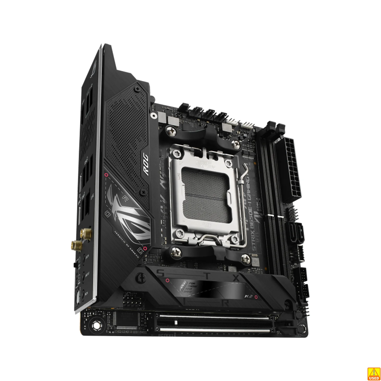 Bild 6: ASUS ROG STRIX B650E-I GAMING WIFI Motherboard Sockel AM5 CPU DDR5 8000+(OC) Speicher Chipsatz B650 micro Mini-ITX Mainboard