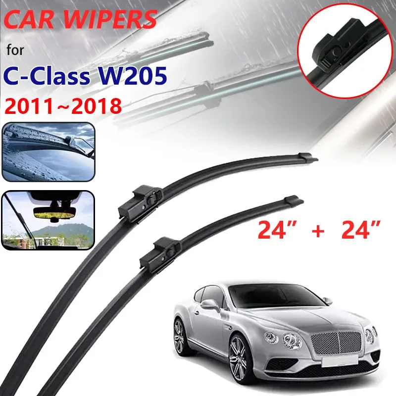

Car Wiper Blade For Bentley Continental GT V8 2011~2018 2017 Window Windshield Rubber Strip Refill Auto Spare Part Accessories