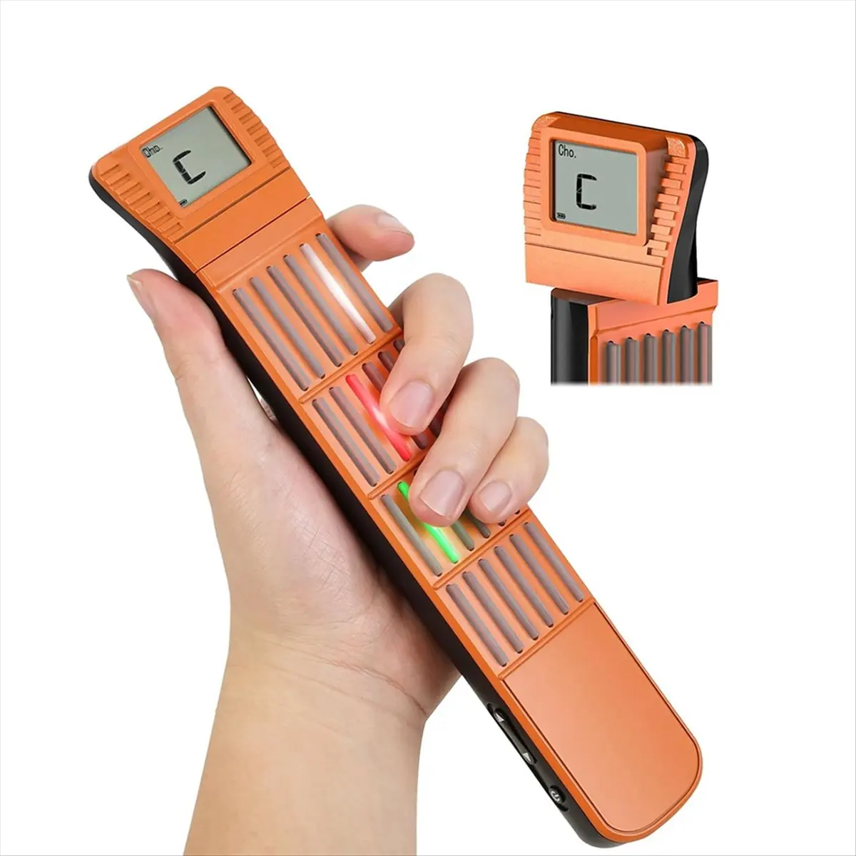 

Умная карманная гитара, мини-тренажер для аккордов с вращающимся экраном, для начинающих гитар, тренажеров и путешествий [cilae-17R]