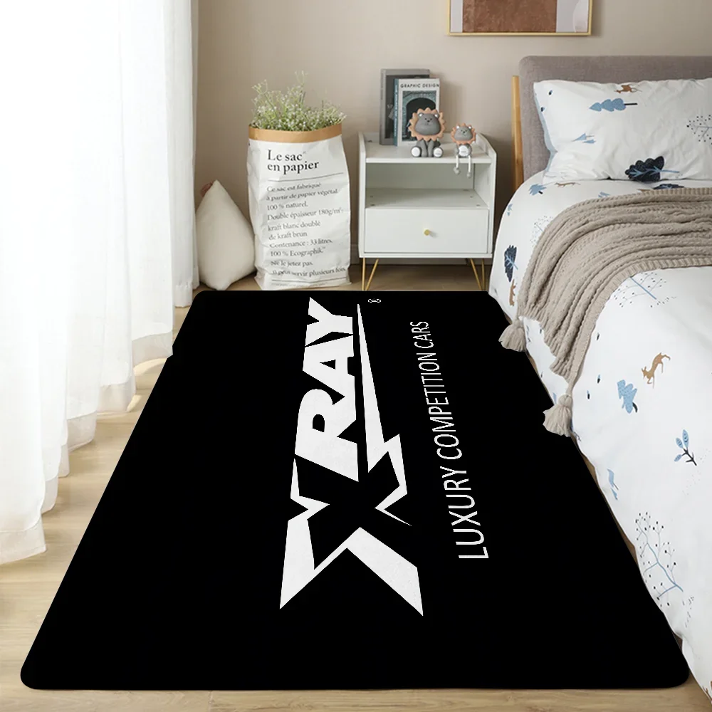 

X-XRAY Гоночный коврик для гостиной, дивана, напольные подушки, современный мягкий пушистый домашний ковер для детской спальни, игровой ковер