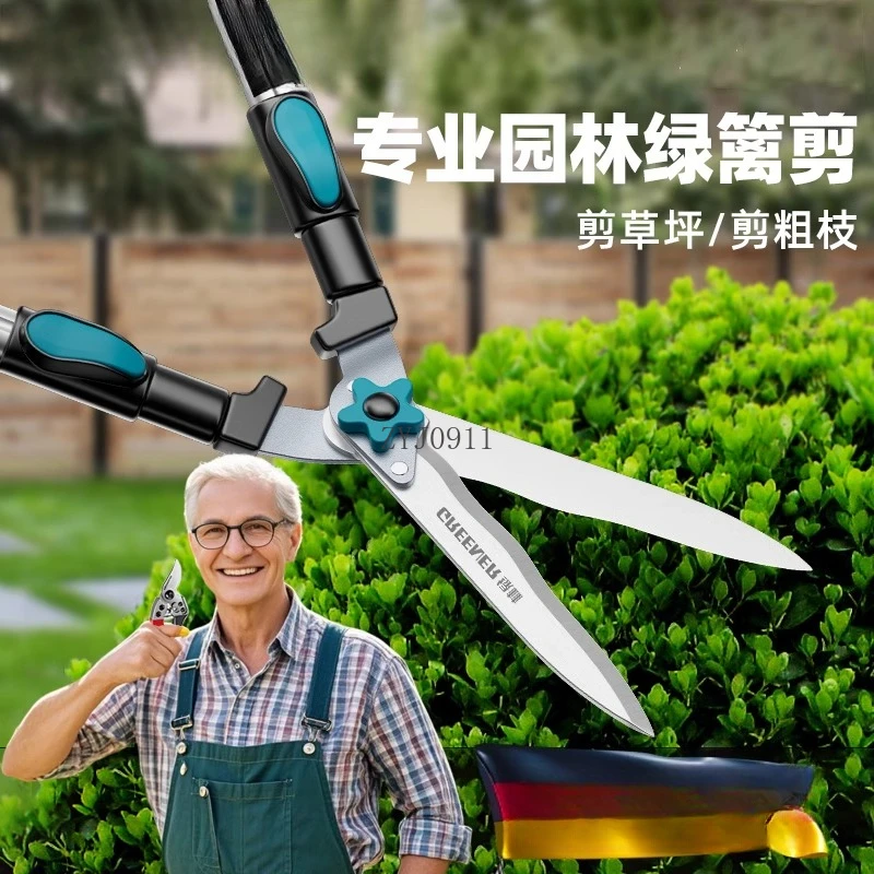 Horticultura alemã tesoura grande gramado hedge paisagismo tesouras mudas tesouras de galhos altos