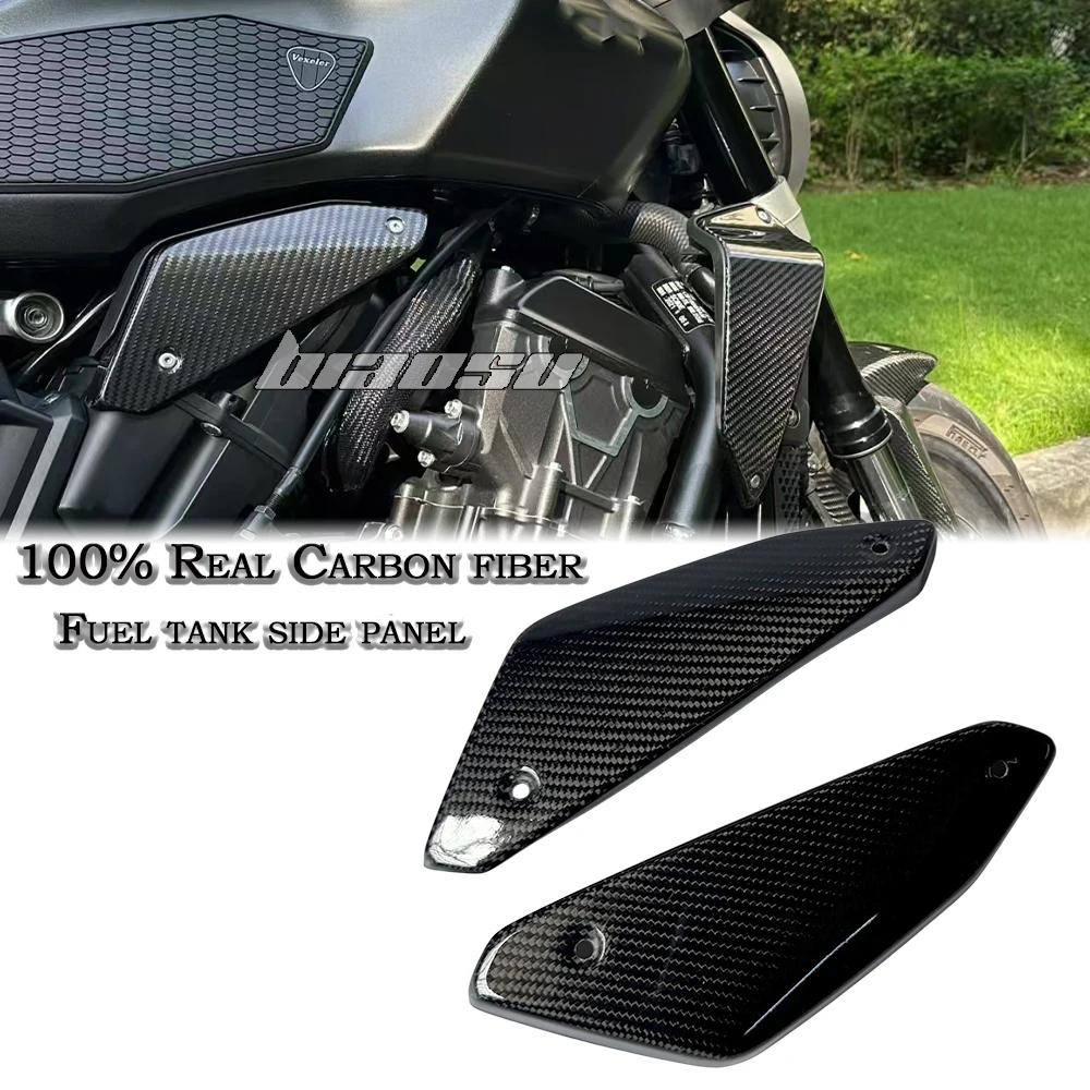 For Honda CB1000R CB1000R 2021 - 2024 100% RealCarbon Fiber Motorcycle Accessories Fuel tank side panel Side panel water tank