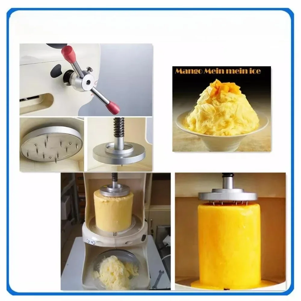 &For Shaved Ice Shaver Machine New Type 4 Colors Shaved Ice Maker Block Ice Shaver Machine