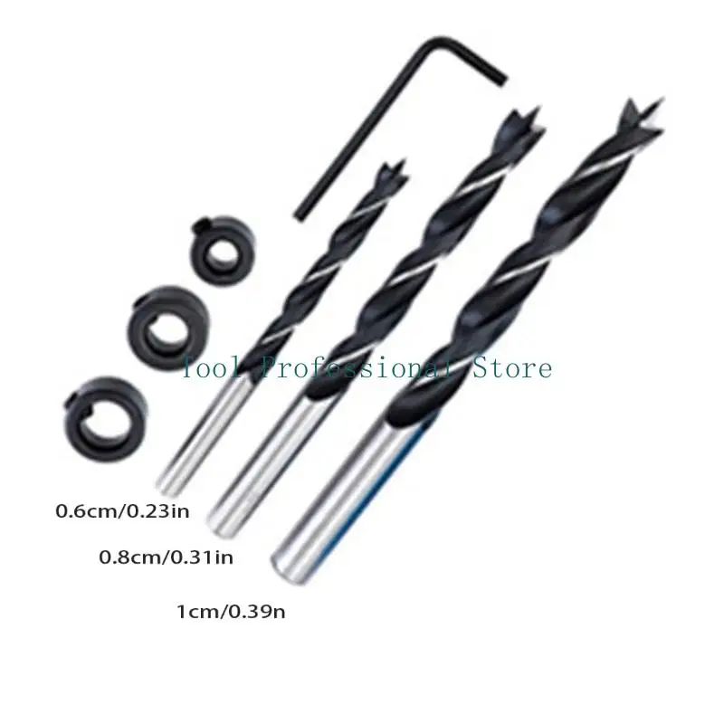 57QF Hole Doweling Jig Metal Construction Woodworking Drill Locator 6/8/10mm
