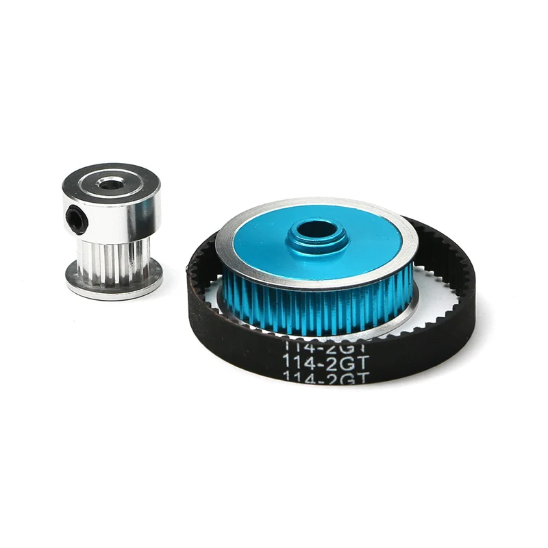 

A48U Low Noise Belt Drive 16T 40T Transmission Gears System DIY Modify Upgrade Parts For Tamiya TT02 TT-02 1/10 RC Car