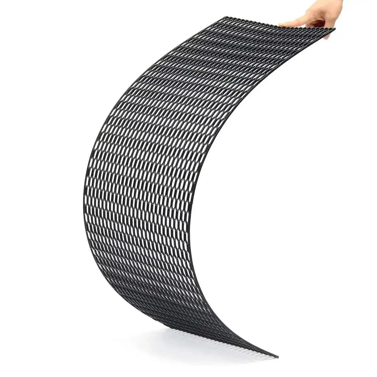 120X40cm Universal Car Styling Air Intake Racing Honeycomb Meshed Grille Spoiler Bumper Hood Vent Racing Grills Exterior Part