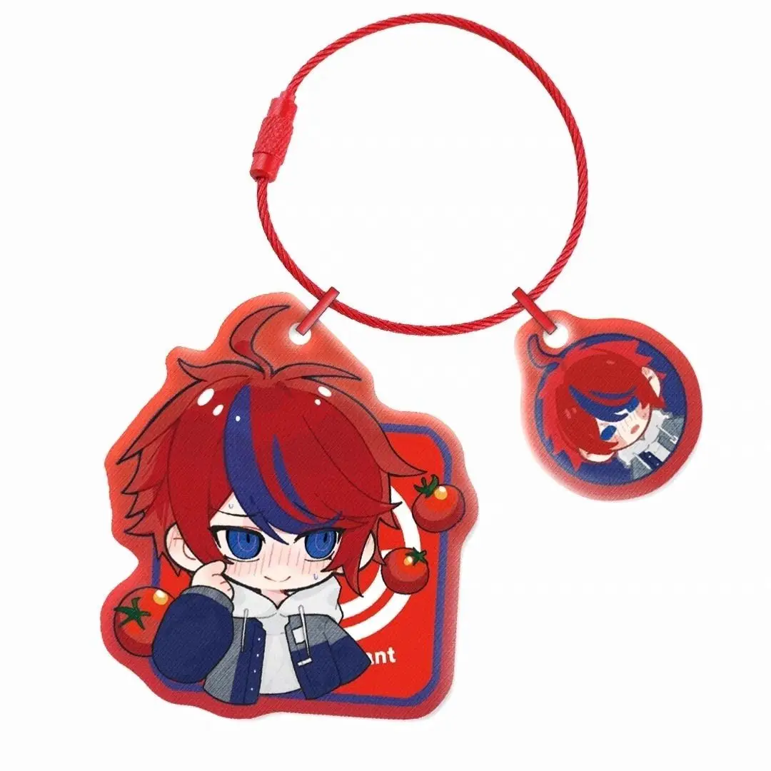 4個セット アニメ「百線」 霧月英涛 アクリルキーホルダー 車 バッグ ペンダント ギフト 可愛い クリエイティブ バッグチャーム 友達へのプレゼント キーホルダー