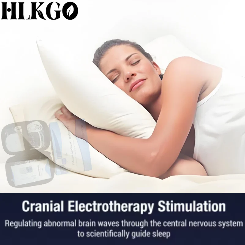 Advanced Microcurrent CES Stimulator for Obsessive Compulsive Disorder Anxiety Relief Deep Sleep Therapy Home Physiotherapy
