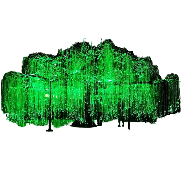 LED Optic Fiber Tree Lighting PVC Luminous Tree for Scenic Park Square IP65 Landscape Lighting for Christmas Holidays
