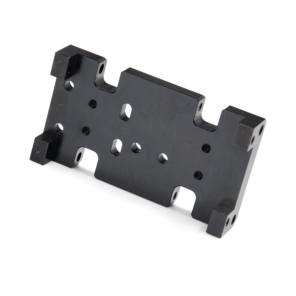 MIBIDAO Metal Alloy Transmission Gearbox Mount Skid Plate for Axial SCX10 D90 D110 1/10 RC Crawler Car Model Upgrade Parts