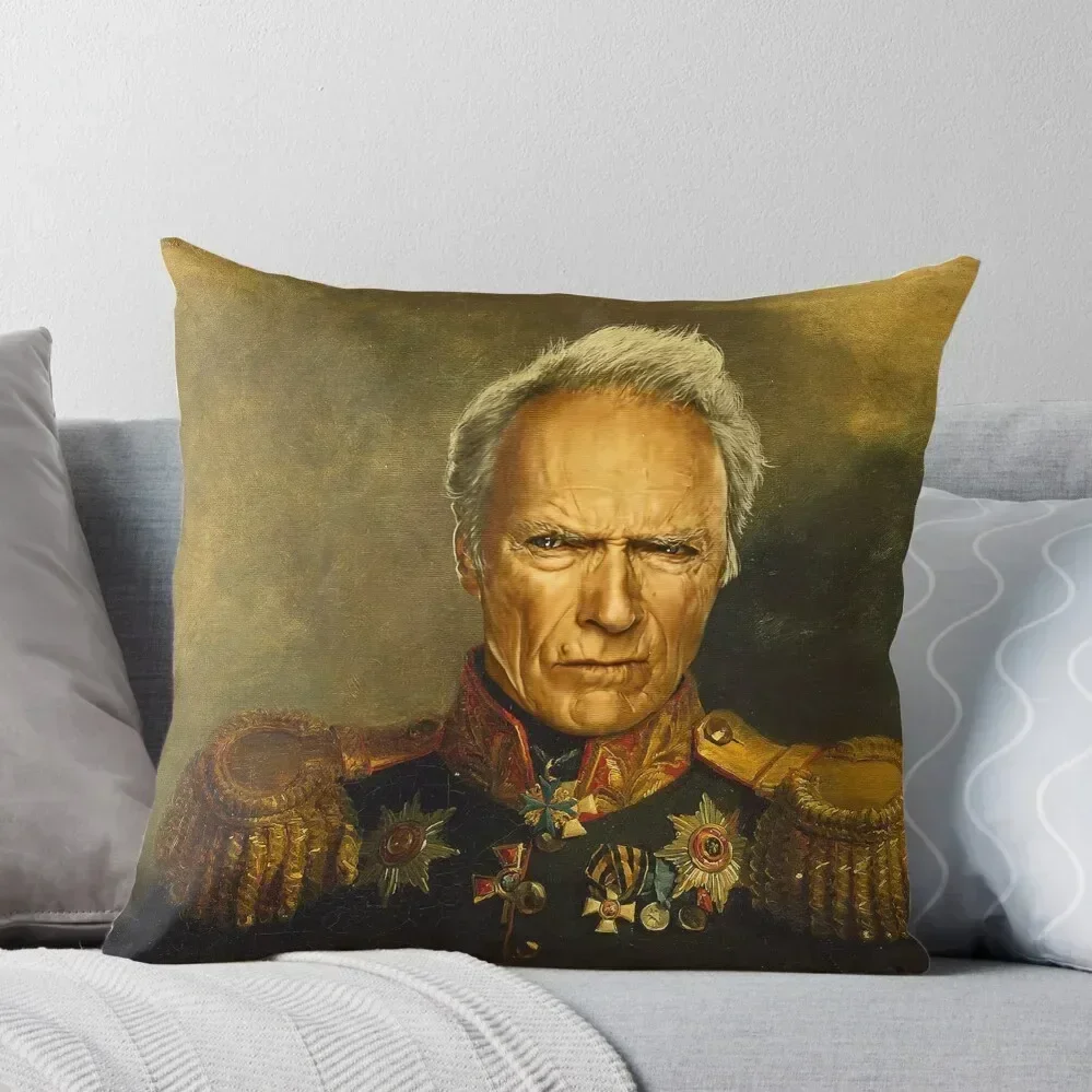 Clint Eastwood - replaceface Throw Pillow Sofas Covers anime girl Pillowcase Cushion Custom Cushion Photo pillow