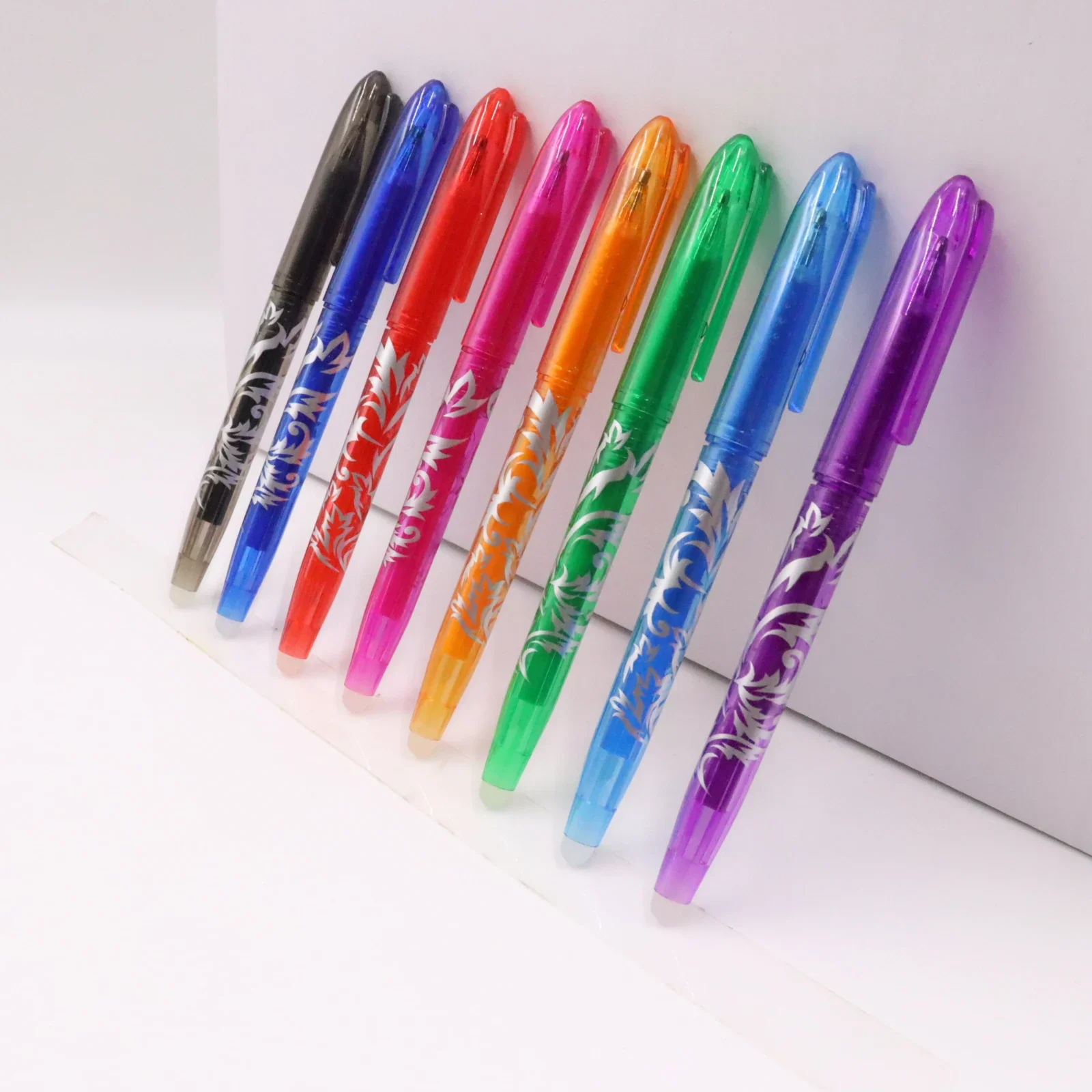 12PCS Erasable Gel Pen 0.5MM Color Erasable Gel Needle Bullet Head 12 Colors Such as Blue blue Office School Supply Stationery image 6