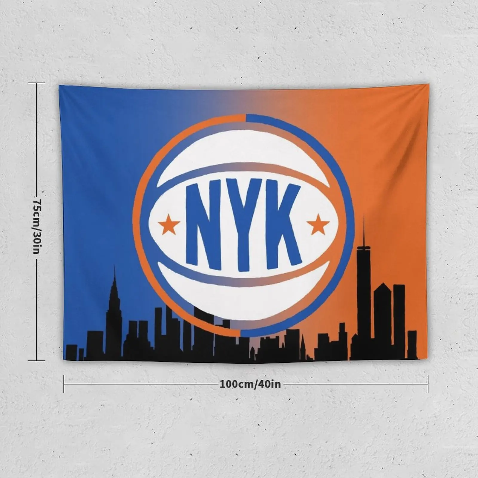 Retro New York Basketball Tapestry Outdoor Decoration Decoration Aesthetic Home Decoration Accessories Tapestry