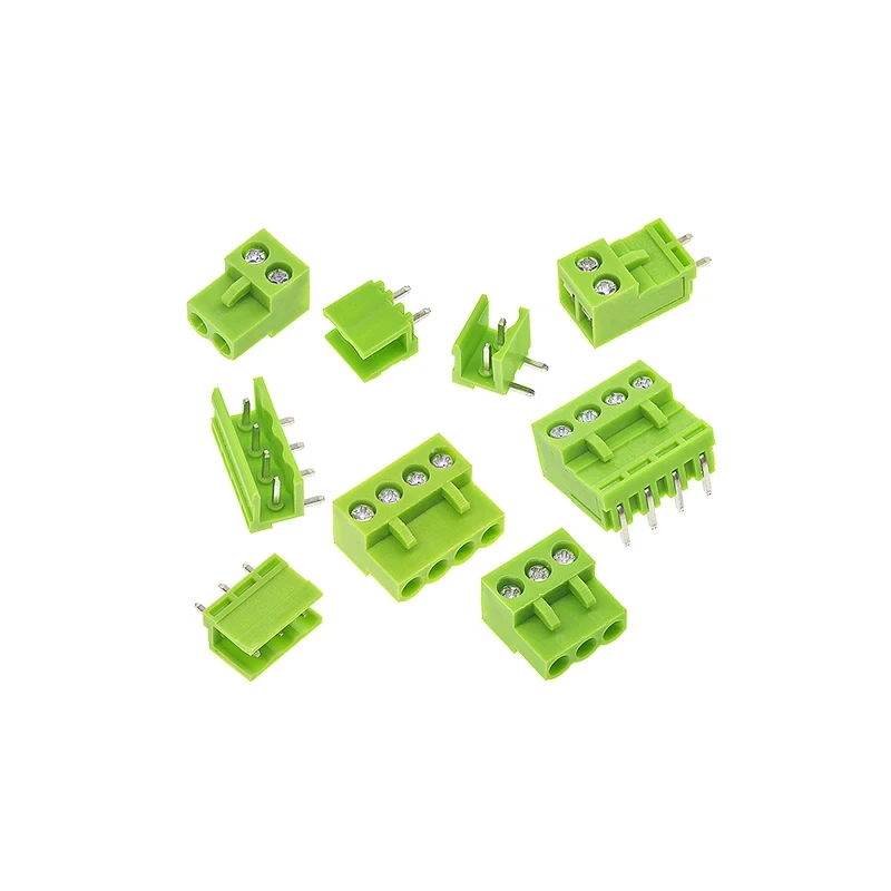 10 set 5.08MM 300V/10A HT5.08 2/3/4/5/6/7/8 Pin IGHT RIGHT ANGLE/Straight Screw Terminal Block Connector SOCKET