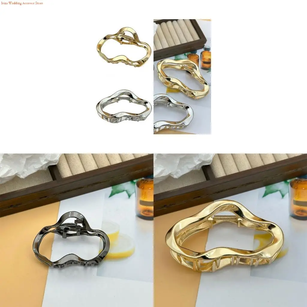 G92D Artistic Undulation Patterned Clip Strong Hold Perfect For Travel Or Office Use