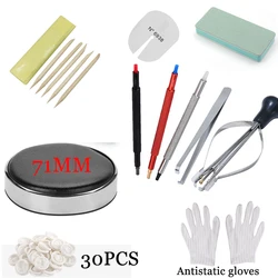 2/4/5/11 Stuks Horloge Reparatie Tool Set Antistatische Wegwerp Vinger Rubber Handschoenen Antislip Vinger Babybedjes Rubber Stopverf Schoner Kleiset