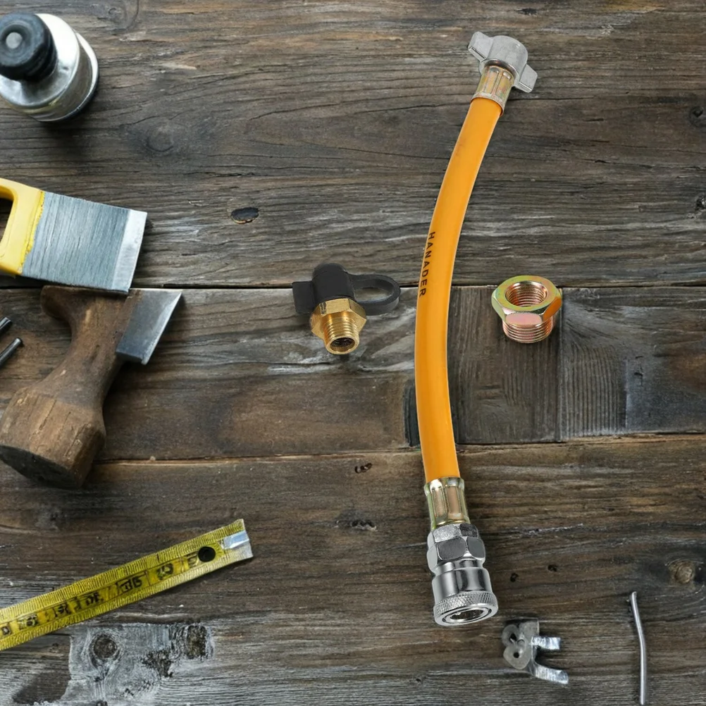 

1Set Heavy Duty Air Hose Kit for Truck Trailer Tractor Hose Assembly for Inflator and Dust Blower Applications Reliable