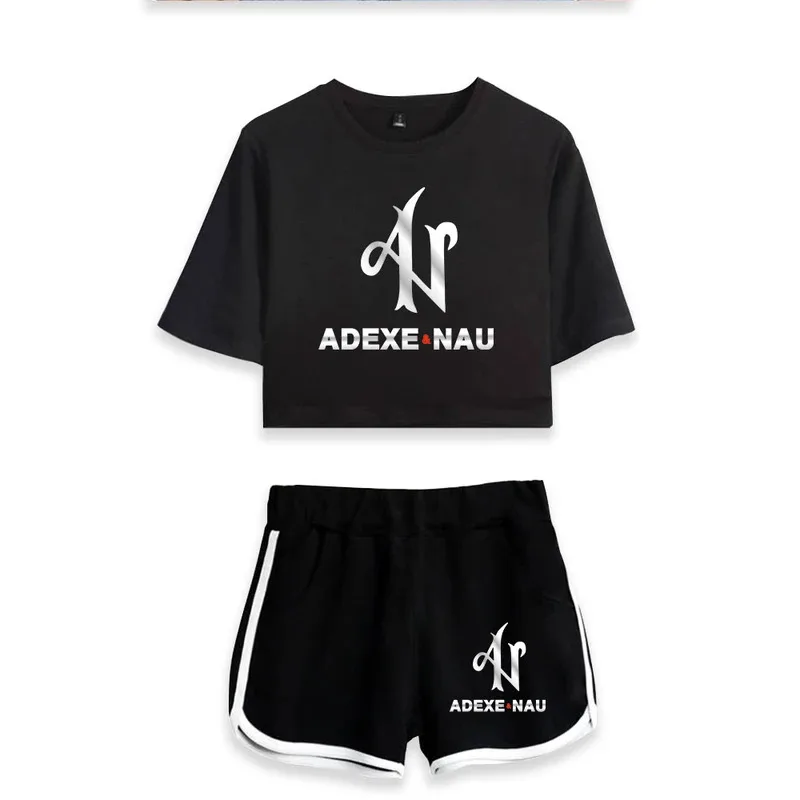 

2021 Adexe & Nau Harajuku Set 2 Piece Kawaii Sexy Women Print Home Suit Girls Casual Streetwear Summer Sleepwear Graphic Print