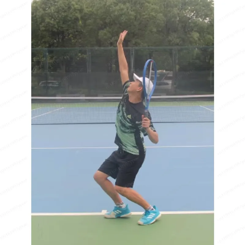 Tennis Swing Accelerator, Forward and Backhand Volley Serve Trainer, Auxiliary Correction Trainer, Single Practitioner