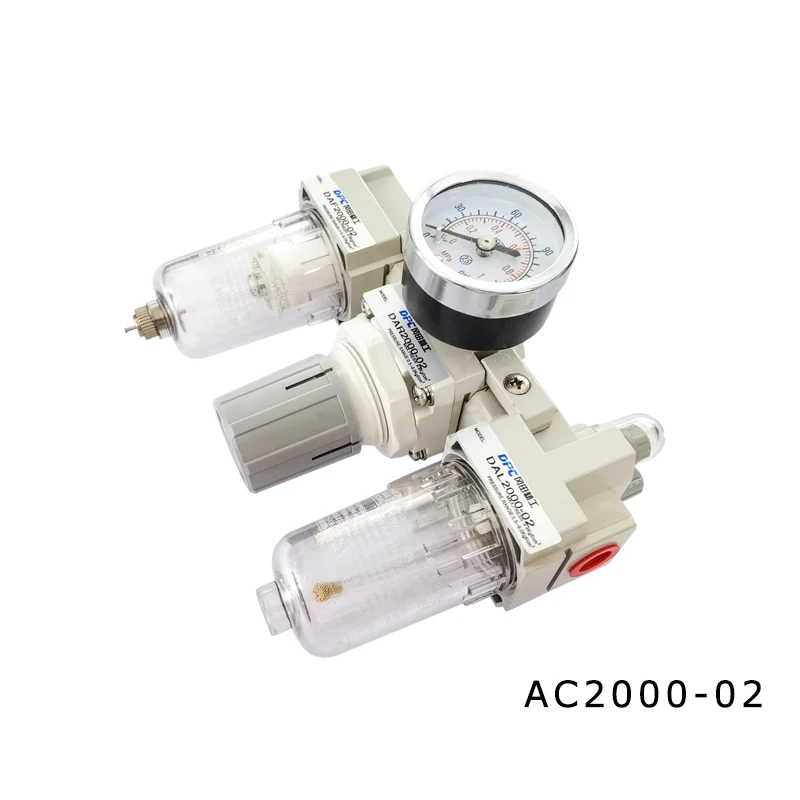 AC2000-02 AC3000-03 AC4000-04  Air Source Air Processor Regulator Compressor Filter Relief Valve Sanlian Pieces Oil Separator