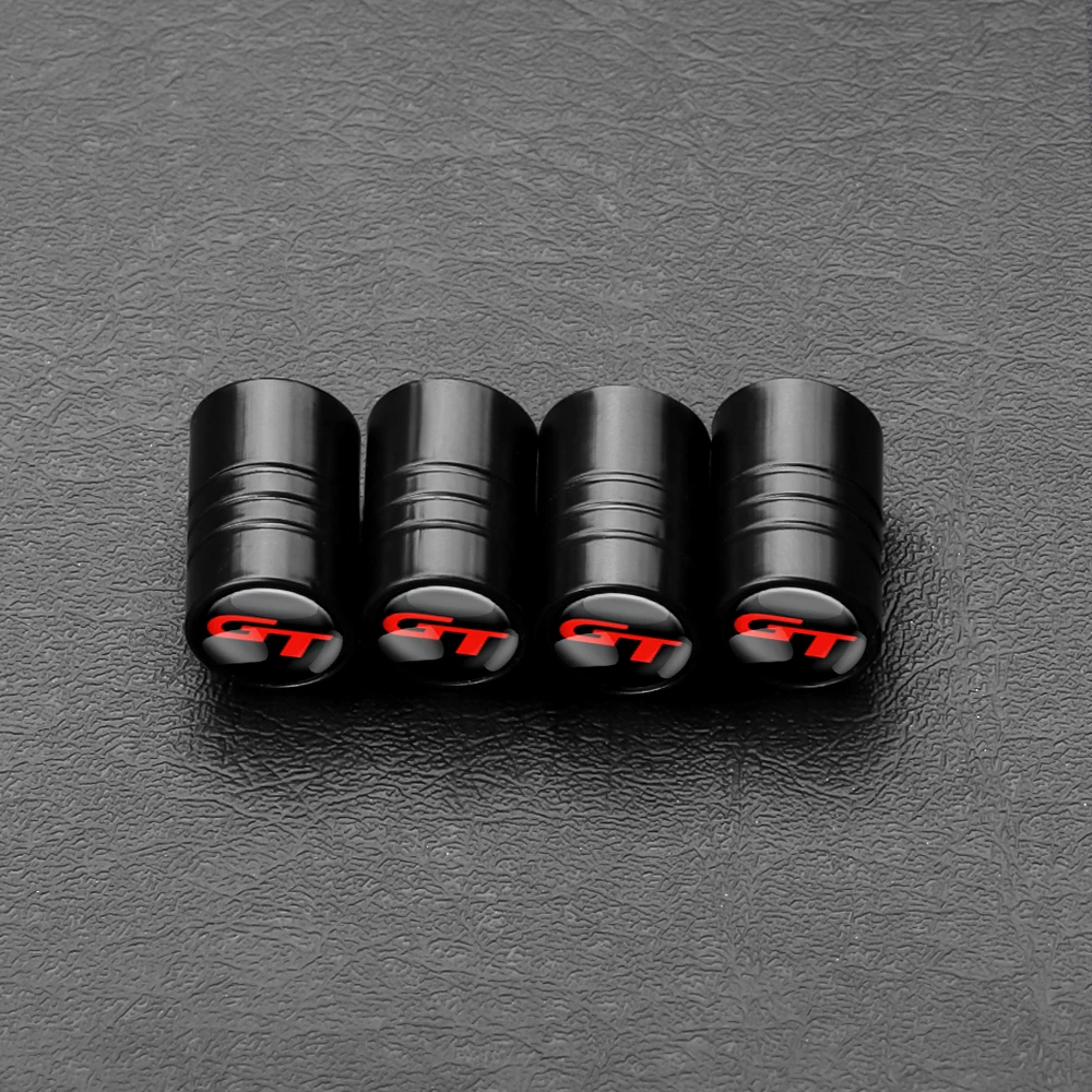 4pcs Metal Car Badges Wheel Tire Valve Caps Covers Auto Accessories For Ford Focus mk2 3 Mustang Ranger Fusion Mondeo mk4 Kuga