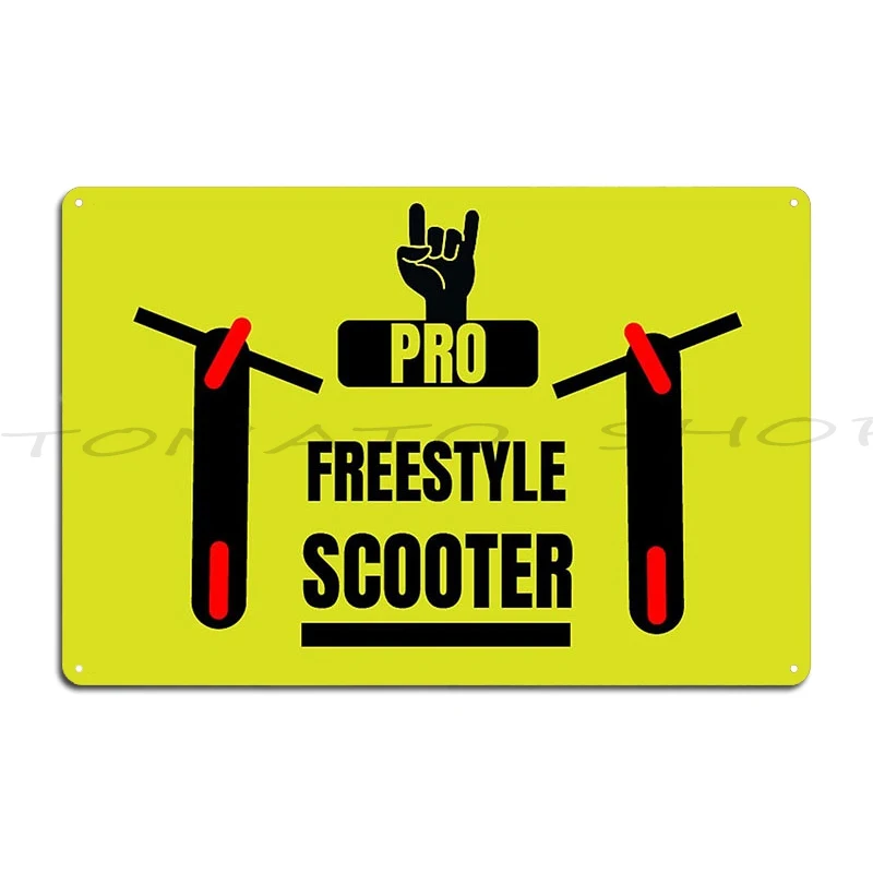 Pro Free Rider Trick Scooters Stunt Scooter Trick Metal Plaque Poster Wall Cave Club Garage Designs Tin Sign Poster