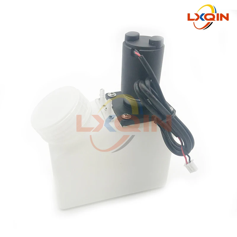 LXQIN 260ml Ink Cartridge DTF Ink Tank with Stirring Motor for DTF A3 Printer White Ink Sub Tank Bulk CISS Power Adapter