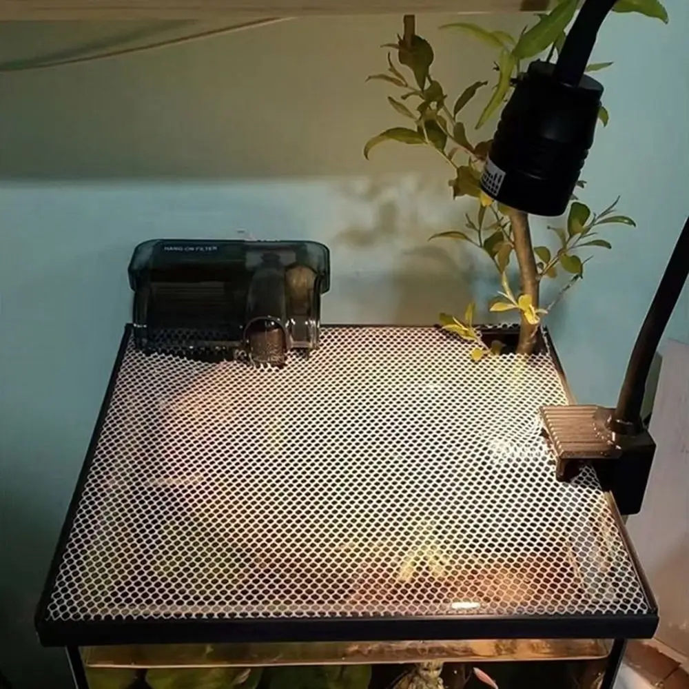 Langlebige Magnetische Aquarium-Abdeckung DIY Einfache Installation Aquarium-Sprungschutznetz Aquarium-Abdeckung Schutzabdeckung für Aquarien – Detail 11